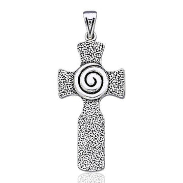 Cross Spiral Pendant TP1560 - Jewelry